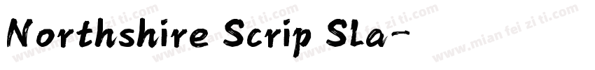Northshire Scrip Sla字体转换